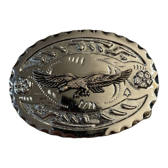 Other - Vintage 1970's Western Style Belt Buckle with Flying Eagle